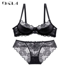Load image into Gallery viewer, Hollow Sexy Bra Ultrathin Underwear Set