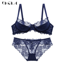 Load image into Gallery viewer, Hollow Sexy Bra Ultrathin Underwear Set
