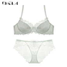 Load image into Gallery viewer, Hollow Sexy Bra Ultrathin Underwear Set