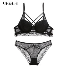 Load image into Gallery viewer, Classic Bandage Black Bra Set
