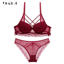 Load image into Gallery viewer, Classic Bandage Black Bra Set