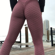 Load image into Gallery viewer, Fitness Black Leggings Polyester